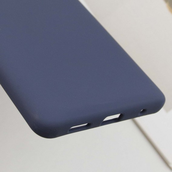 Чехол Silicone Cover Lakshmi Full Camera (AAA) для Xiaomi Redmi Note 10 Pro / 10 Pro Max Темно-синий / Midnight blue