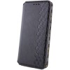 Кожаный чехол-книжка GETMAN Cubic (PU) для Samsung Galaxy M34 5G Черный