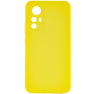 Чохол Silicone Cover Lakshmi Full Camera (AAA) для Xiaomi Redmi Note 12S Жовтий / Yellow
