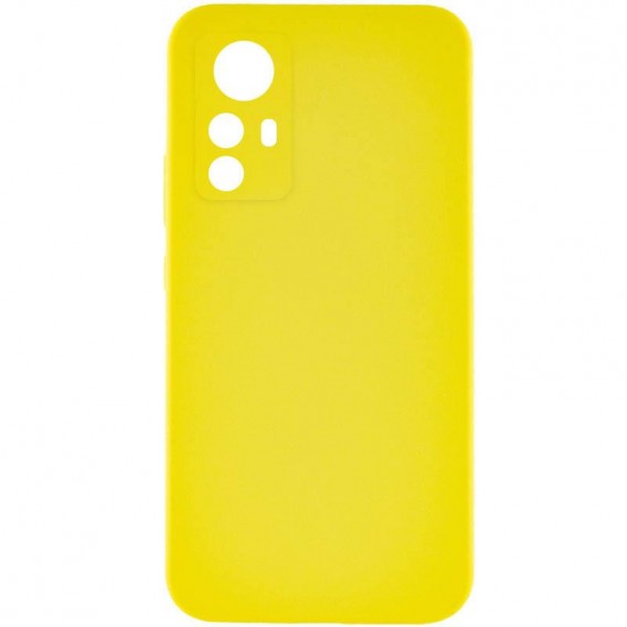 Чохол Silicone Cover Lakshmi Full Camera (AAA) для Xiaomi Redmi Note 12S Жовтий / Yellow
