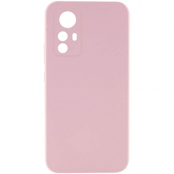 Чехол Silicone Cover Lakshmi Full Camera (AAA) для Xiaomi Redmi Note 12S Розовый / Pink Sand
