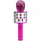 Караоке Мікрофон-колонка WS858 Pink Караоке Мікрофон-колонка WS858 Pink