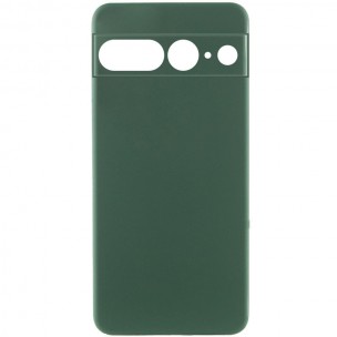 Чехол Silicone Cover Lakshmi Full Camera (AAA) для Google Pixel 7 Pro Зеленый / Cyprus Green
