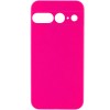 Чехол Silicone Cover Lakshmi Full Camera (AAA) для Google Pixel 7 Pro Розовый / Barbie pink