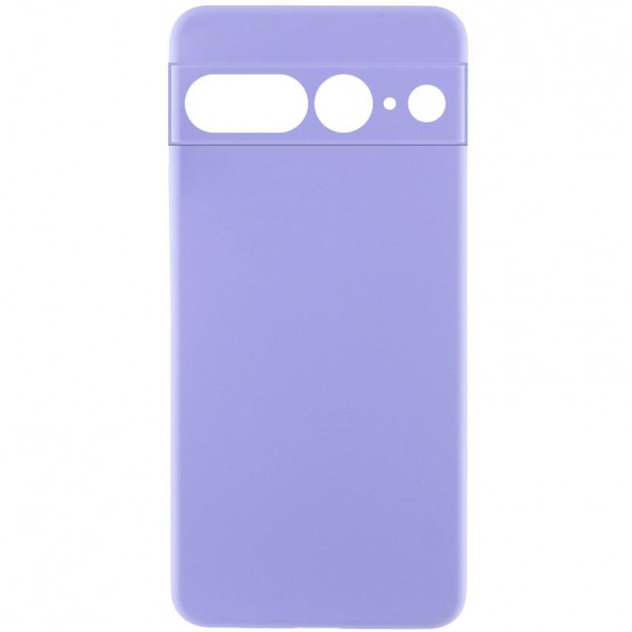 Чехол Silicone Cover Lakshmi Full Camera (AAA) для Google Pixel 7 Pro Сиреневый / Dasheen