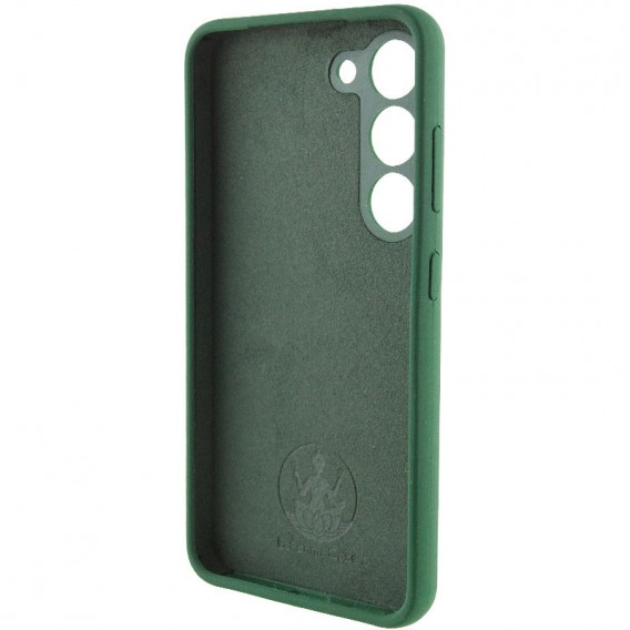 Чохол Silicone Cover Lakshmi Full Camera (AAA) для Samsung Galaxy S22 Зелений / Cyprus Green