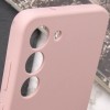 Чохол Silicone Cover Lakshmi Full Camera (AAA) для Samsung Galaxy S22 Рожевий / Pink Sand