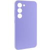 Чохол Silicone Cover Lakshmi Full Camera (AAA) для Samsung Galaxy S22 Бузковий / Dasheen