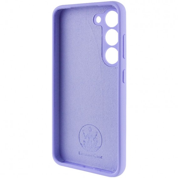 Чохол Silicone Cover Lakshmi Full Camera (AAA) для Samsung Galaxy S22 Бузковий / Dasheen