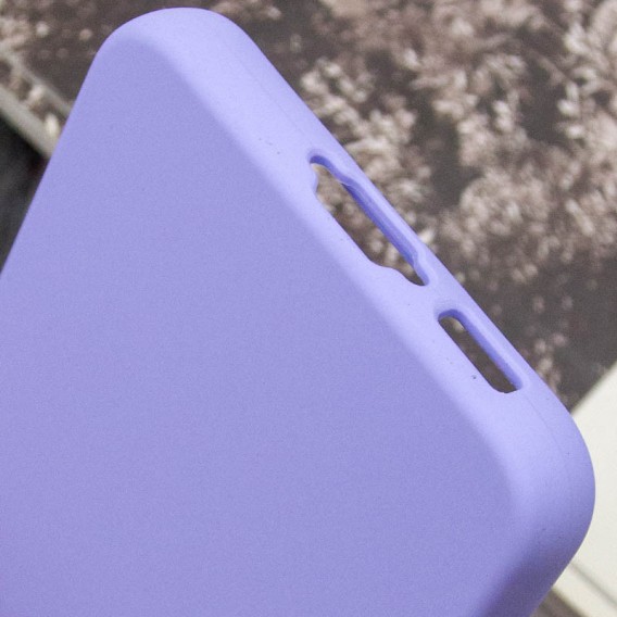 Чохол Silicone Cover Lakshmi Full Camera (AAA) для Samsung Galaxy S22 Бузковий / Dasheen