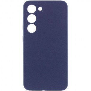 Чехол Silicone Cover Lakshmi Full Camera (AAA) для Samsung Galaxy S22 Темно-синий / Midnight blue
