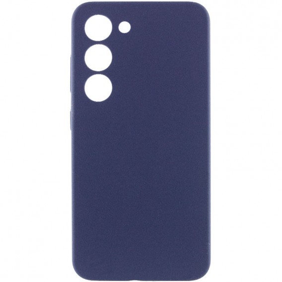 Чохол Silicone Cover Lakshmi Full Camera (AAA) для Samsung Galaxy S22 Темно-синій / Midnight blue