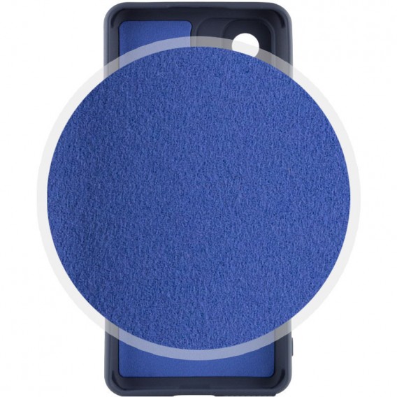 Чехол Silicone Cover Lakshmi Full Camera (AAA) для Xiaomi Poco X5 5G / Redmi Note 12 5G Темно-синий / Midnight blue