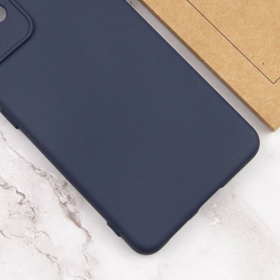 Чехол Silicone Cover Lakshmi Full Camera (AAA) для Xiaomi Poco X5 5G / Redmi Note 12 5G Темно-синий / Midnight blue