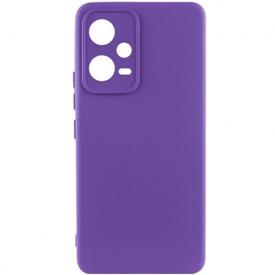 Чохол Silicone Cover Lakshmi Full Camera (AAA) для Xiaomi Poco X5 5G / Redmi Note 12 5G Фіолетовий / Amethyst