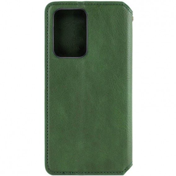 Кожаный чехол-книжка GETMAN Cubic (PU) для Samsung Galaxy S24 Зеленый
