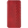 Кожаный чехол-книжка GETMAN Cubic (PU) для Samsung Galaxy S24 Красный