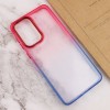 Чехол TPU+PC Fresh sip series для Samsung Galaxy A35 Синий / Розовый