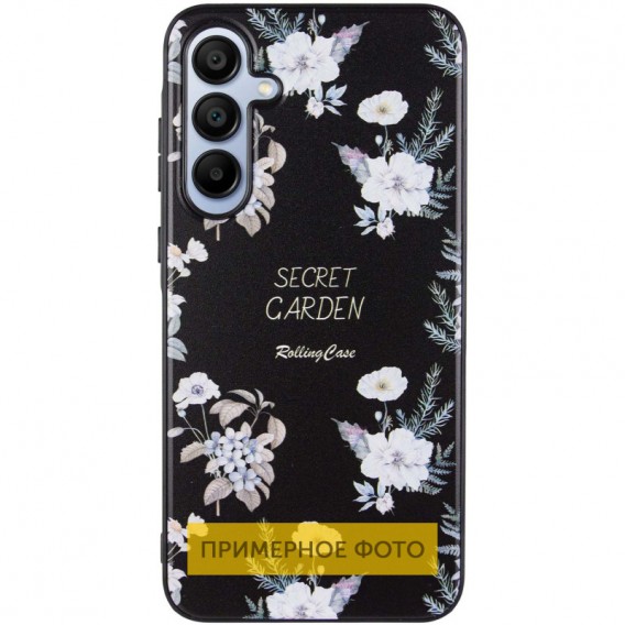 TPU+PC чехол Secret Garden для Xiaomi Redmi 13C / Poco C65 Black
