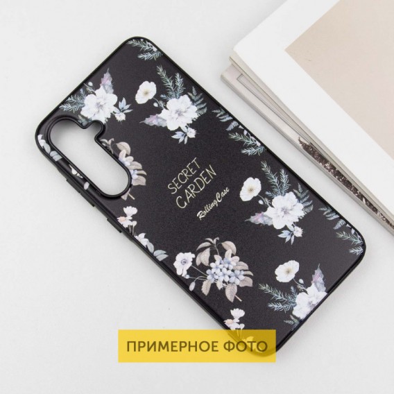 TPU+PC чехол Secret Garden для Xiaomi Redmi 13C / Poco C65 Black