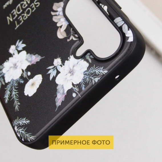 TPU+PC чехол Secret Garden для Xiaomi Redmi 13C / Poco C65 Black
