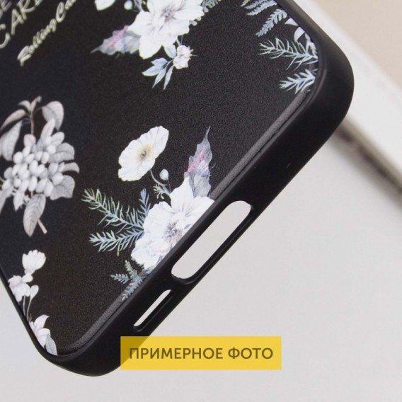 TPU+PC чехол Secret Garden для Xiaomi Redmi 13C / Poco C65 Black