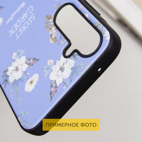 TPU+PC чехол Secret Garden для Xiaomi Redmi 13C / Poco C65 Lilac
