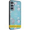 TPU+PC чехол Secret Garden для Xiaomi Redmi 13C / Poco C65 Mint