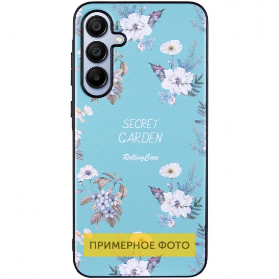TPU+PC чехол Secret Garden для Xiaomi Redmi 13C / Poco C65 Mint