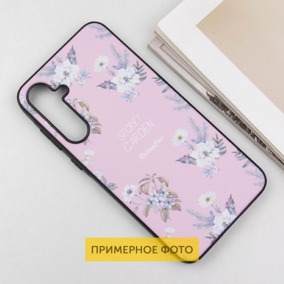 TPU+PC чехол Secret Garden для Xiaomi Redmi 13C / Poco C65 Pink
