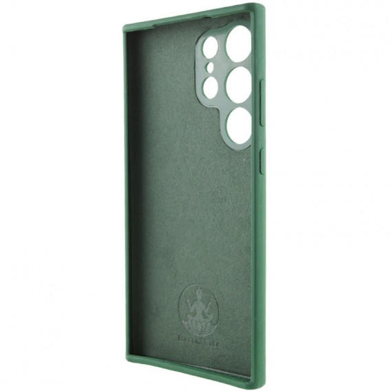 Чохол Silicone Cover Lakshmi Full Camera (AAA) для Samsung Galaxy S25 Ultra Зелений / Cyprus Green