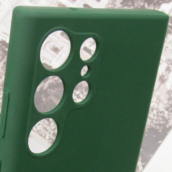 Чохол Silicone Cover Lakshmi Full Camera (AAA) для Samsung Galaxy S25 Ultra Зелений / Cyprus Green