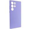 Чохол Silicone Cover Lakshmi Full Camera (AAA) для Samsung Galaxy S25 Ultra Бузковий / Dasheen