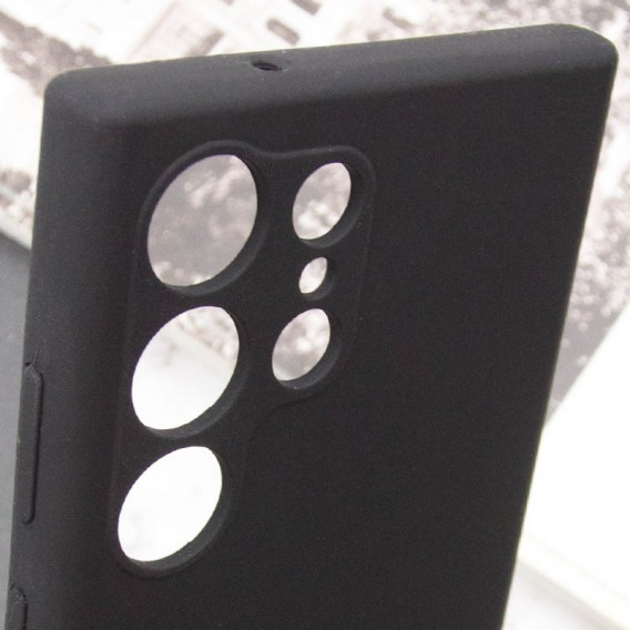 Чохол Silicone Cover Lakshmi Full Camera (AAA) для Samsung Galaxy S25 Ultra Чорний / Black