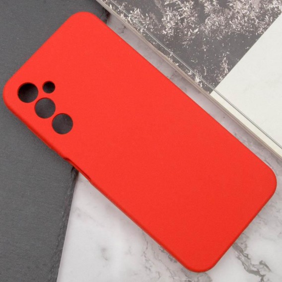 Чехол TPU GETMAN Liquid Silk Full Camera для Samsung Galaxy A34 5G Красный / Red