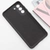 Чехол TPU GETMAN Liquid Silk Full Camera для Samsung Galaxy S22 Черный / Black