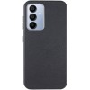Кожаный чехол Leather Case Metal Buttons для Samsung Galaxy S24+ / S25+ Black