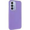 Кожаный чехол Leather Case Metal Buttons для Samsung Galaxy S24+ / S25+ Light Purple
