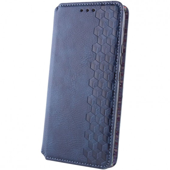Шкіряний чохол-книжка GETMAN Cubic (PU) для Samsung Galaxy A36 5G / A56 5G Синій
