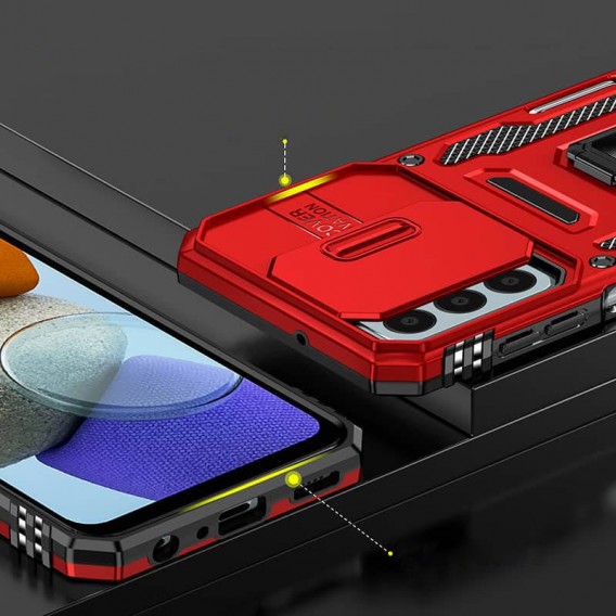 Ударопрочный чехол Camshield Army Ring для Samsung Galaxy A26 5G Красный / Red
