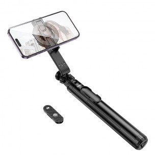 Монопод для селфі Hoco K25 magnetic трипод + знімний BT пульт Black