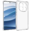 TPU чехол GETMAN Ease logo усиленные углы Full Camera для Xiaomi Redmi Note 14 Pro+ 5G Бесцветный (прозрачный)