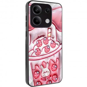 TPU+PC чехол Prisma Fluffie для Xiaomi Redmi Note 13 5G Strawberry