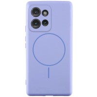 Чохол Silicone Cover Lakshmi Full Camera (AA) with MagFit для Motorola Moto G75 5G Бузковий / Dasheen