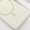 Чехол Silicone Cover Lakshmi Full Camera (AA) with MagFit для Samsung Galaxy S25 Белый / White