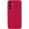 Чехол Silicone Cover Lakshmi Full Camera (AA) with MagFit для Samsung Galaxy S25 Красный / Rose Red