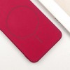 Чехол Silicone Cover Lakshmi Full Camera (AA) with MagFit для Samsung Galaxy S25 Красный / Rose Red