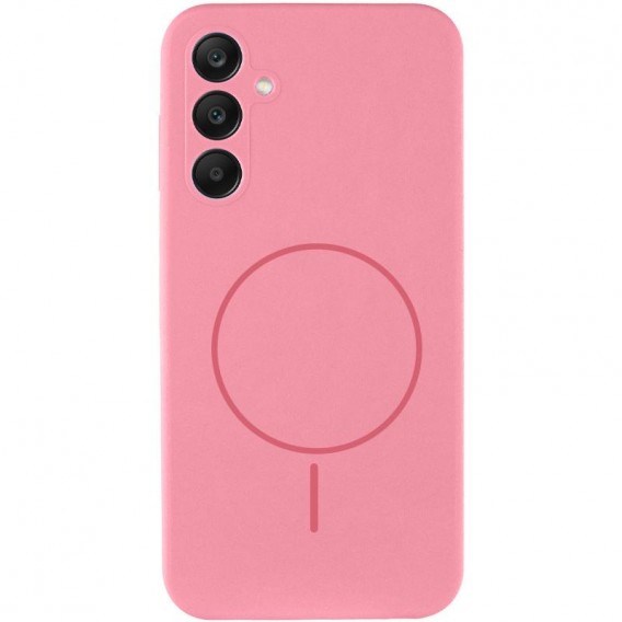 Чохол Silicone Cover Lakshmi Full Camera (AA) with MagFit для Samsung Galaxy S25 Рожевий / Light pink