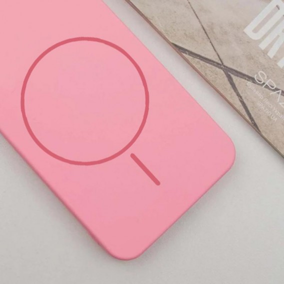Чехол Silicone Cover Lakshmi Full Camera (AA) with MagFit для Samsung Galaxy S25 Розовый / Light pink