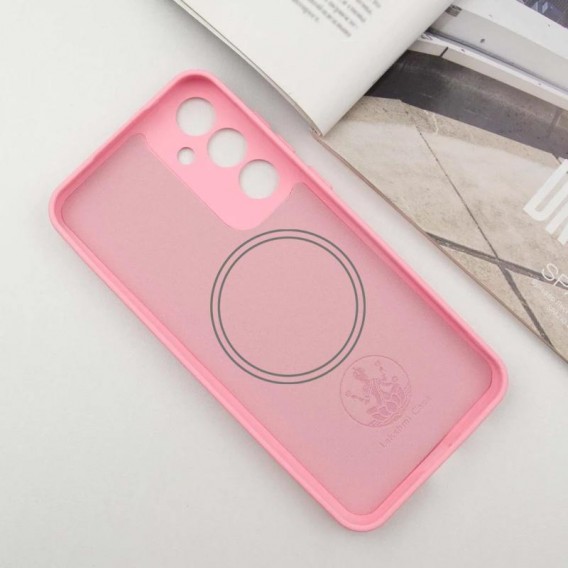 Чехол Silicone Cover Lakshmi Full Camera (AA) with MagFit для Samsung Galaxy S25 Розовый / Light pink